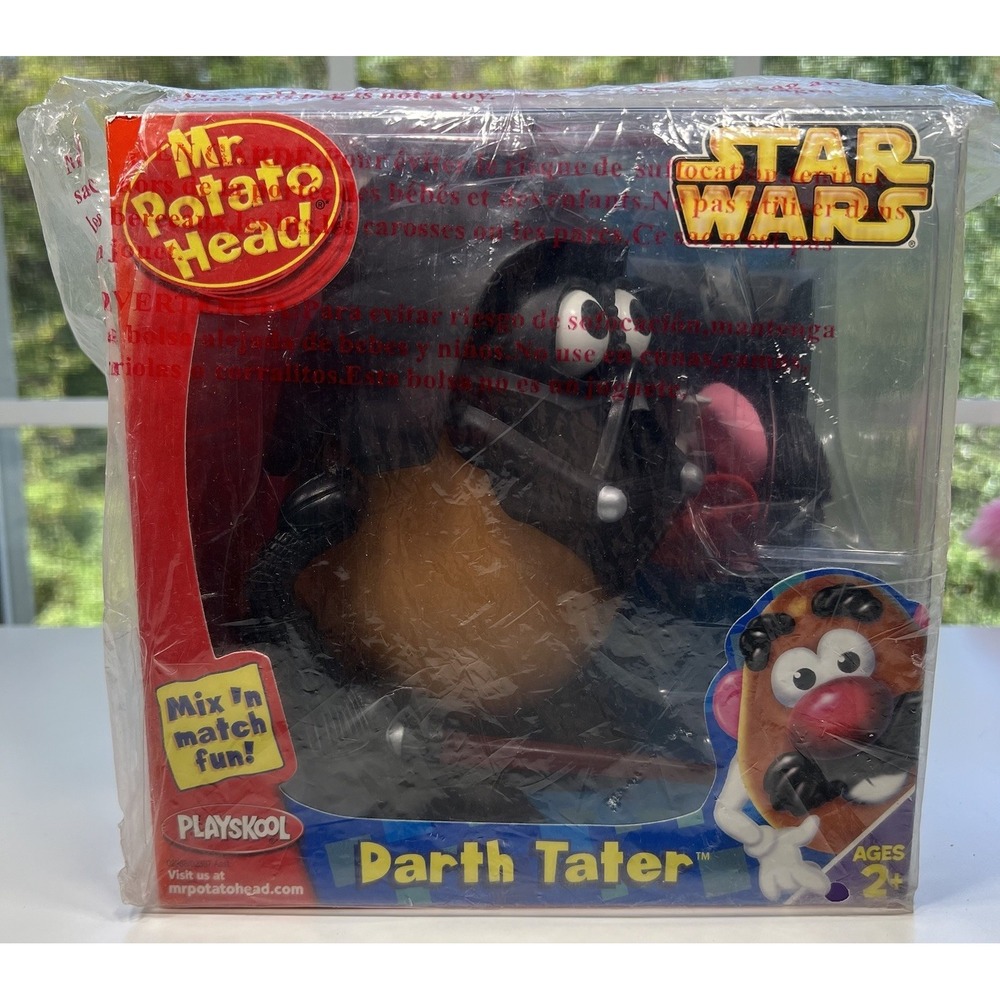 Playskool Mr Potato‎ Head Star Wars Darth Tater New Sealed 2004 Collectible Toy